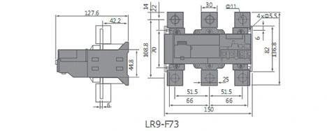 Тепловое реле CNC Electric LR9-F73